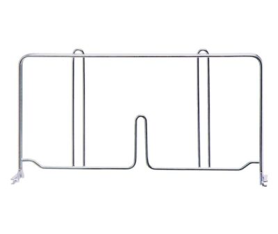 Quantum 14"D x 8"H Chrome Wire Shelf Divider