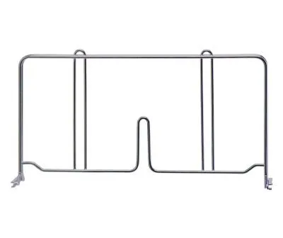 Quantum 14"D x 8"H Stainless Wire Shelf Divider