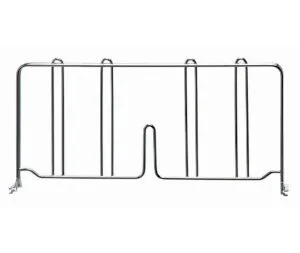 Shop2It Retail - Quantum 18"D x 8"H Chrome Wire Shelf Divider