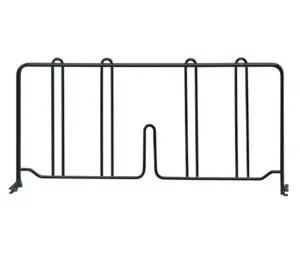 Shop2It Retail - Quantum 18"D x 8"H Black Wire Shelf Divider
