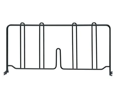 Quantum 18"D x 8"H Black Wire Shelf Divider