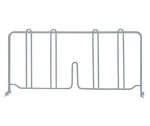 Shop2It Retail - Quantum 18"D x 8"H Gray Wire Shelf Divider