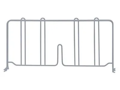Quantum 18"D x 8"H Gray Wire Shelf Divider