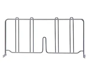 Shop2It Retail - Quantum 18"D x 8"H Stainless Wire Shelf Divider