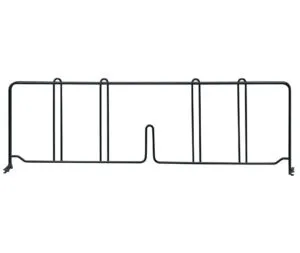 Shop2It Retail - Quantum 21"D x 8"H Black Wire Shelf Divider