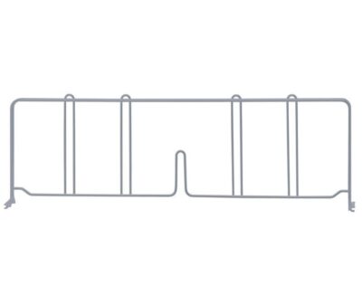 Quantum 21"D x 8"H Gray Wire Shelf Divider