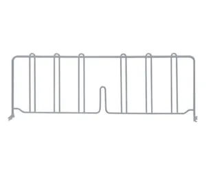 Shop2It Retail - Quantum 24"D x 8"H Gray Wire Shelf Divider