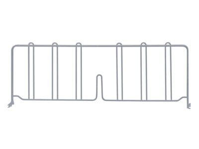 Quantum 24"D x 8"H Gray Wire Shelf Divider