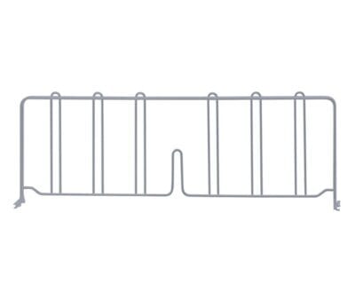 Quantum 24"D x 8"H Gray Wire Shelf Divider