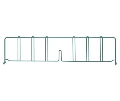 Quantum 30"D x 8"H Green Wire Shelf Divider