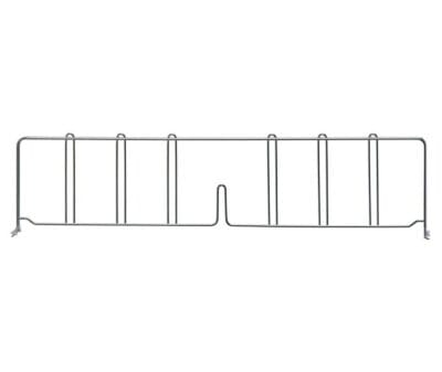 Quantum 30"D x 8"H Stainless Wire Shelf Divider