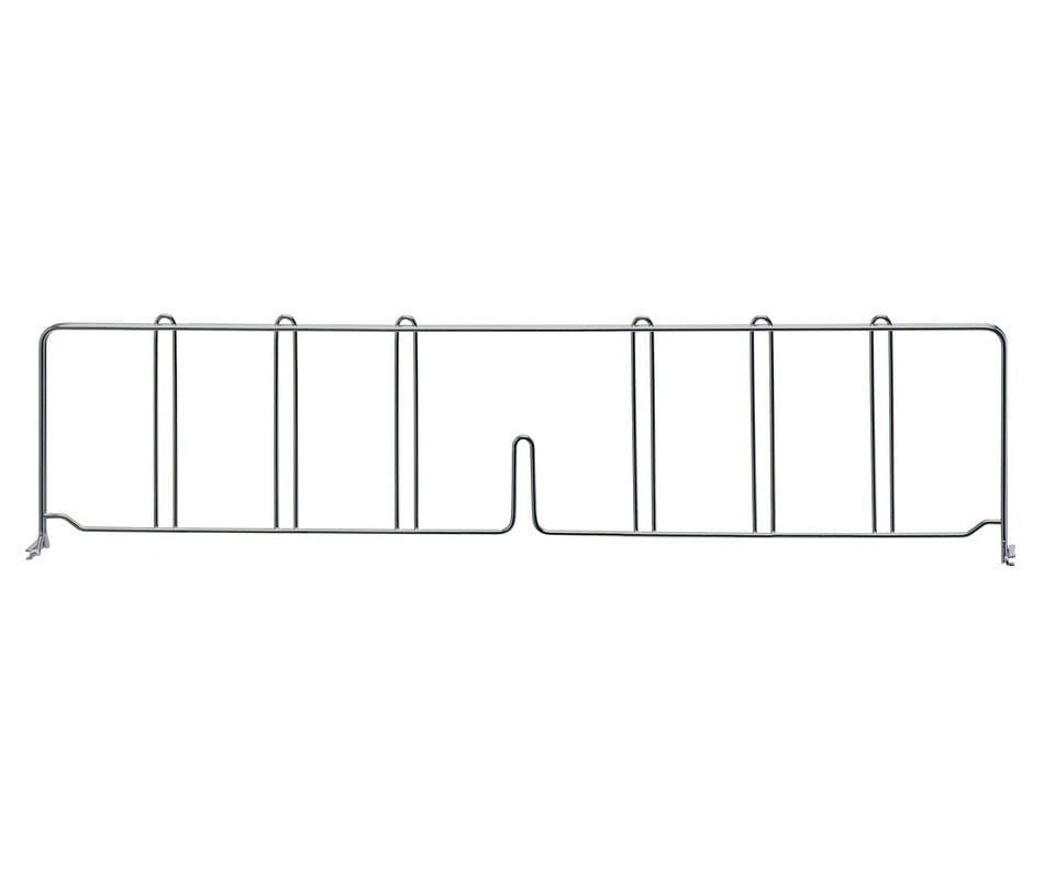 Shop2It Retail - Quantum 30"D x 8"H Stainless Wire Shelf Divider