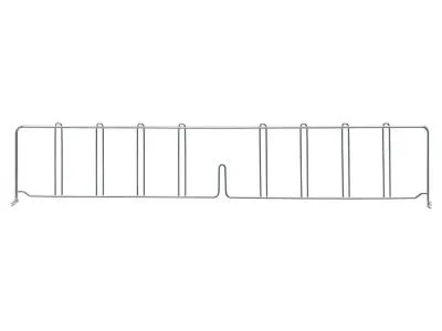 Quantum 36"D x 8"H Chrome Wire Shelf Divider