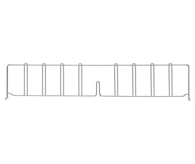 Quantum 36"D x 8"H Chrome Wire Shelf Divider