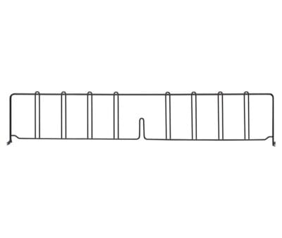 Quantum 36"D x 8"H Black Wire Shelf Divider