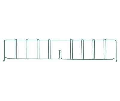 Quantum 36"D x 8"H Green Wire Shelf Divider