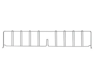 Shop2It Retail - Quantum 36"D x 8"H Stainless Wire Shelf Divider