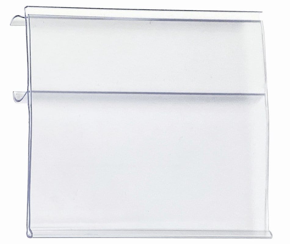 Shop2It Retail - Quantum 4"W x 2"H Clear Extended Label Holder