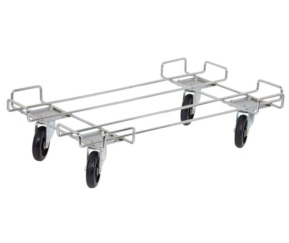 Shop2It Retail - Quantum 36"W x 20"D Chrome Dolly Base with 800 lb. capacity