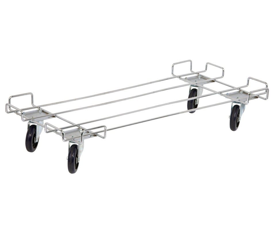 Shop2It Retail - Quantum 48"W x 20"D Chrome Dolly Base with 800 lb. capacity