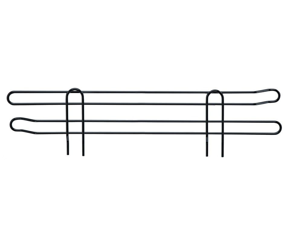 Shop2It Retail - Quantum 21"D x 4"H Black Side Ledge