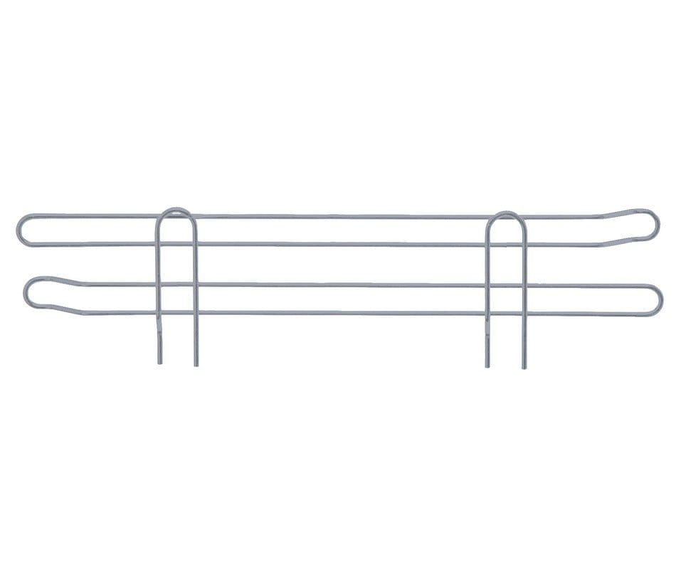 Shop2It Retail - Quantum 24"D x 4"H Gray Side Ledge