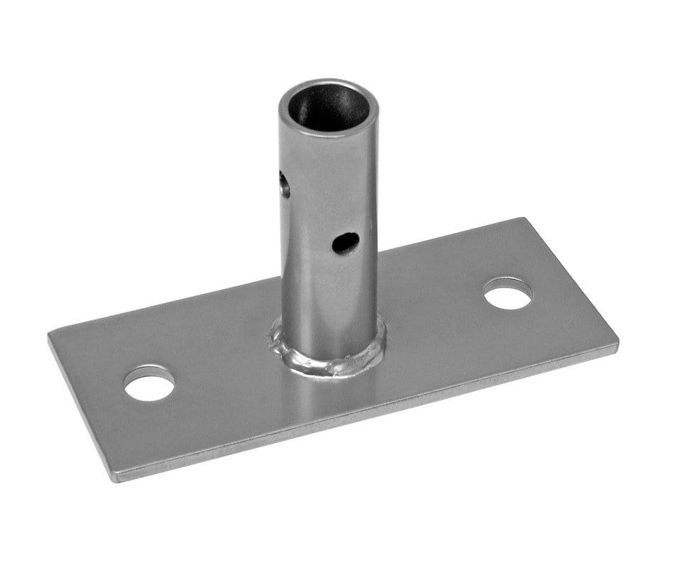 Shop2It Retail - Quantum Chrome Single Seismic Foot Plate (anchors not included)