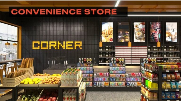 convenience store sign