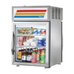 True Counter-Top Stainless Steel Refrigerator